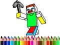 게임 Back to School: Minecraft Coloring