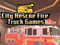 게임 City Rescue Fire Truck Games