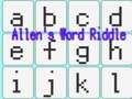 게임 Allen's Word Riddle