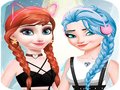 게임 Elsa and Anna Dress Up Makeup 