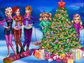 게임 Princesses Christmas tree