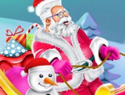 디자인 산타 썰매 