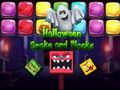 게임 Halloween Snake and Blocks