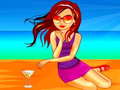 게임 Beach Girl Dressup