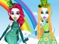 게임 Green Vs Rainbow Fashion Battle