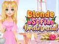 게임 Blonde Sofia Bridesmaid