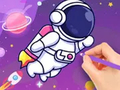 게임 Coloring Book: Astronaut