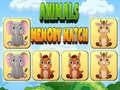 게임 Animals Memory Match