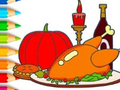 게임 Coloring Book: Thanksgiving Day
