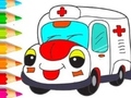 게임 Coloring Book: Ambulance