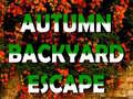 게임 Autumn Backyard Escape 