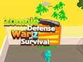 게임 Zombie defense War Z Survival 