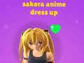 게임 Sakora Anime Dress Up