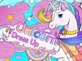 게임 Unicorn Dress Up Coloring Book