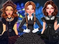 게임 Celebrity Wednesday Addams Style