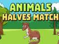 게임 Animals Halves Match