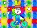 게임 Coloring Book: Monkey Rides Unicycle