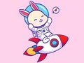 게임 Coloring Book: Rabbit Astronaut