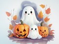 게임 Coloring Book: Halloween Ghosts