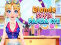 게임 Blonde Sofia Panda Eyes