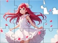 게임 Jigsaw Puzzle: White Dress Girl