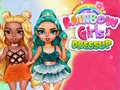 게임 Rainbow Girls Dress Up Challenge