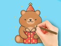 게임 Coloring Book: Gift Bear