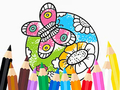 게임 Coloring Book: Butterfly With Flowe