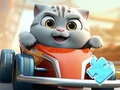 게임 Jigsaw Puzzle: Cat Racing Driver