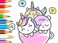 게임 Coloring Book: A Cup Of Unicorn