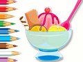 게임 Coloring Book: Ice Cream Sundae