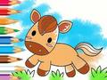 게임 Coloring Book: Running Horse