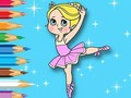 게임 Coloring Book: Ballet Girl