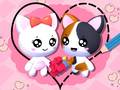 게임  Love Cat Draw Puzzle