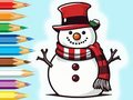 게임 Coloring Book: Snowman Family