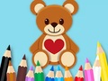 게임 Coloring Book: Toy Bear