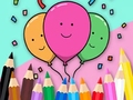 게임 Coloring Book: Celebrate-Balloons