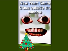 게임 New Year: Santa Claus outside the window