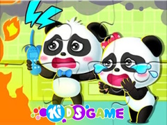 게임 Jigsaw Puzzle: Baby Panda Firework