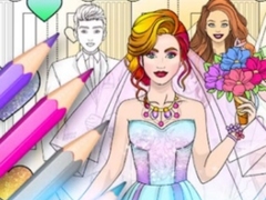 게임 Wedding Coloring Dress Up Game