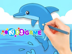 게임 Coloring Book: Cute Dolphin