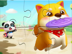 게임 Jigsaw Puzzle: Little Panda Play With Pet