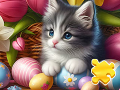 게임 Jigsaw Puzzle: Easter Cat