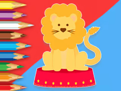 게임 Coloring Book: Circus-Lion