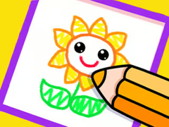 게임 Toddler Drawing: Beautiful Flower