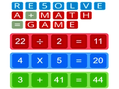 게임 RE5OLVE a+math=game
