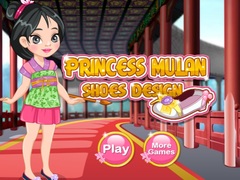 게임 Princess Mulan Shoes Design