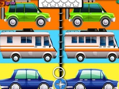 게임 Cartoon Cars Spot The Difference