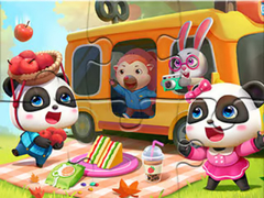 게임 Jigsaw Puzzle: Little Panda Picnic