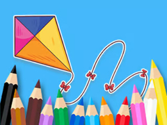 게임 Coloring Book: Bowknot Kite